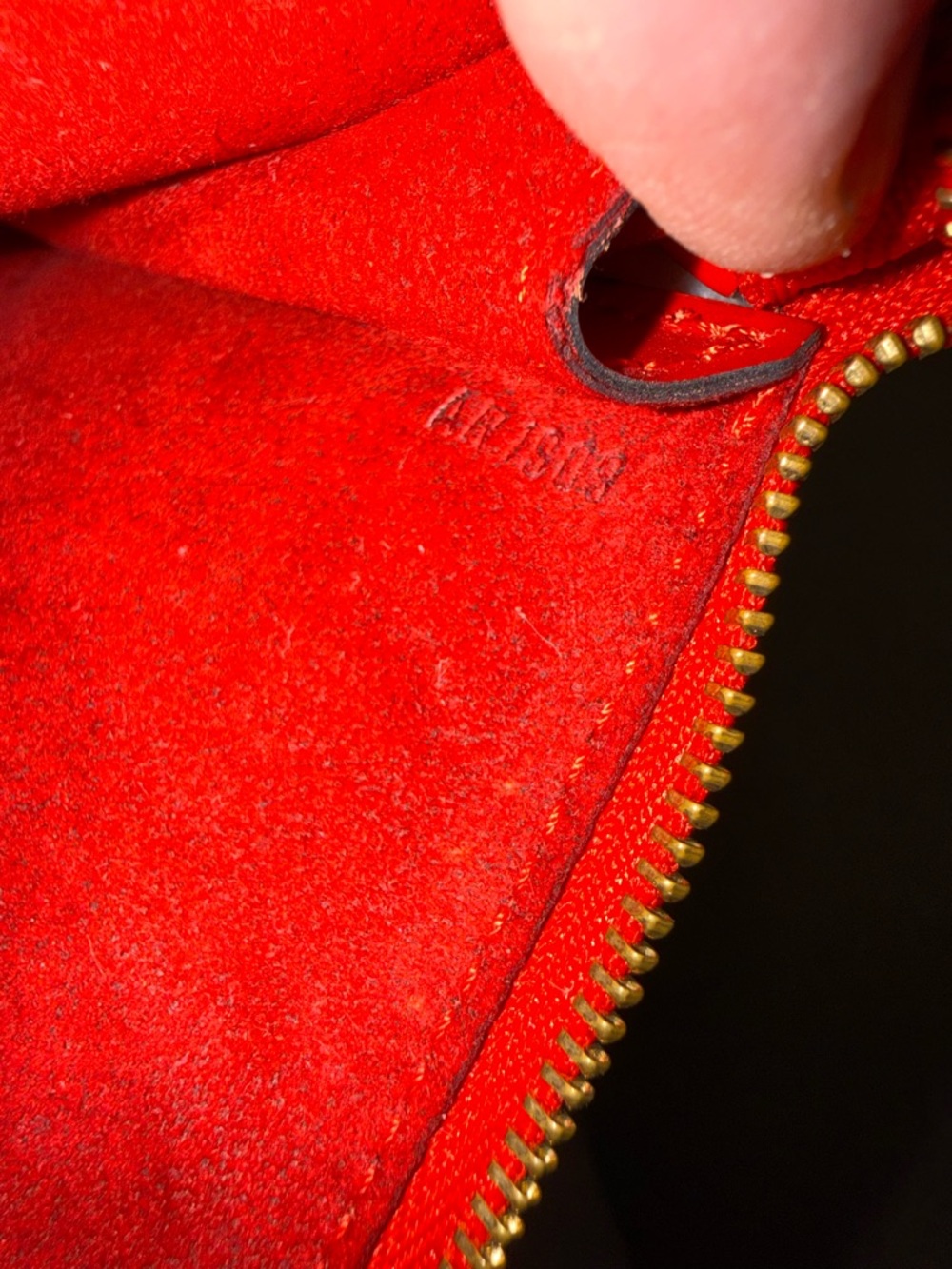 Louis Vuitton Red Epi Leather Wristlet - Authentic - Picture 9 of 9